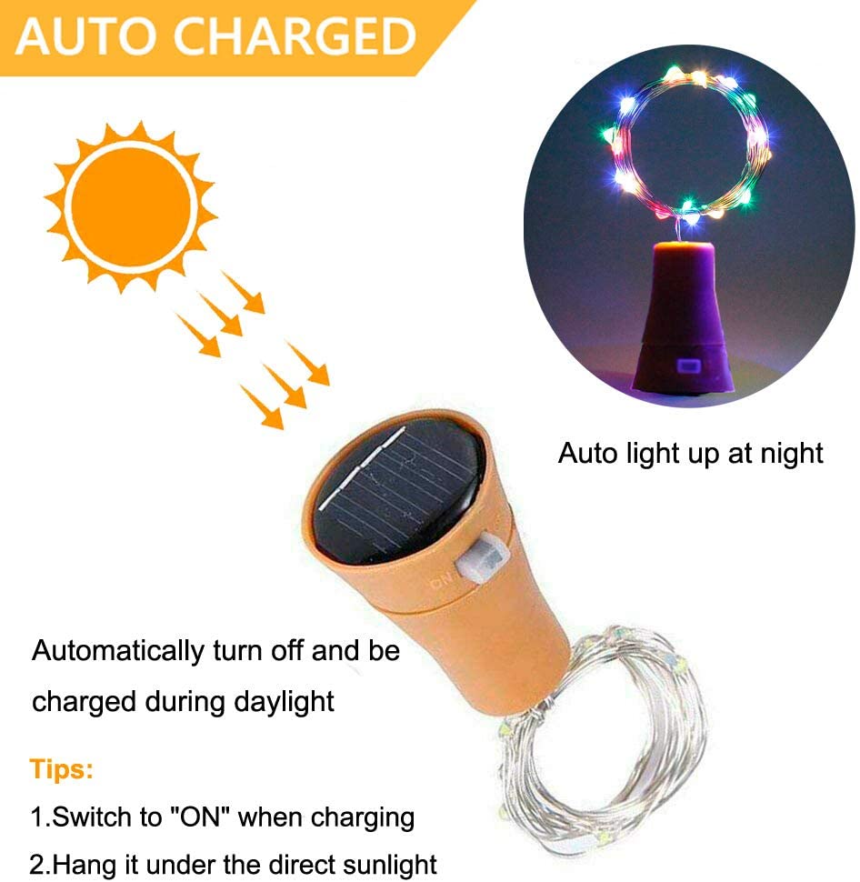 Botella de vino solar LED seri - Home Decor Solo reseña y precio