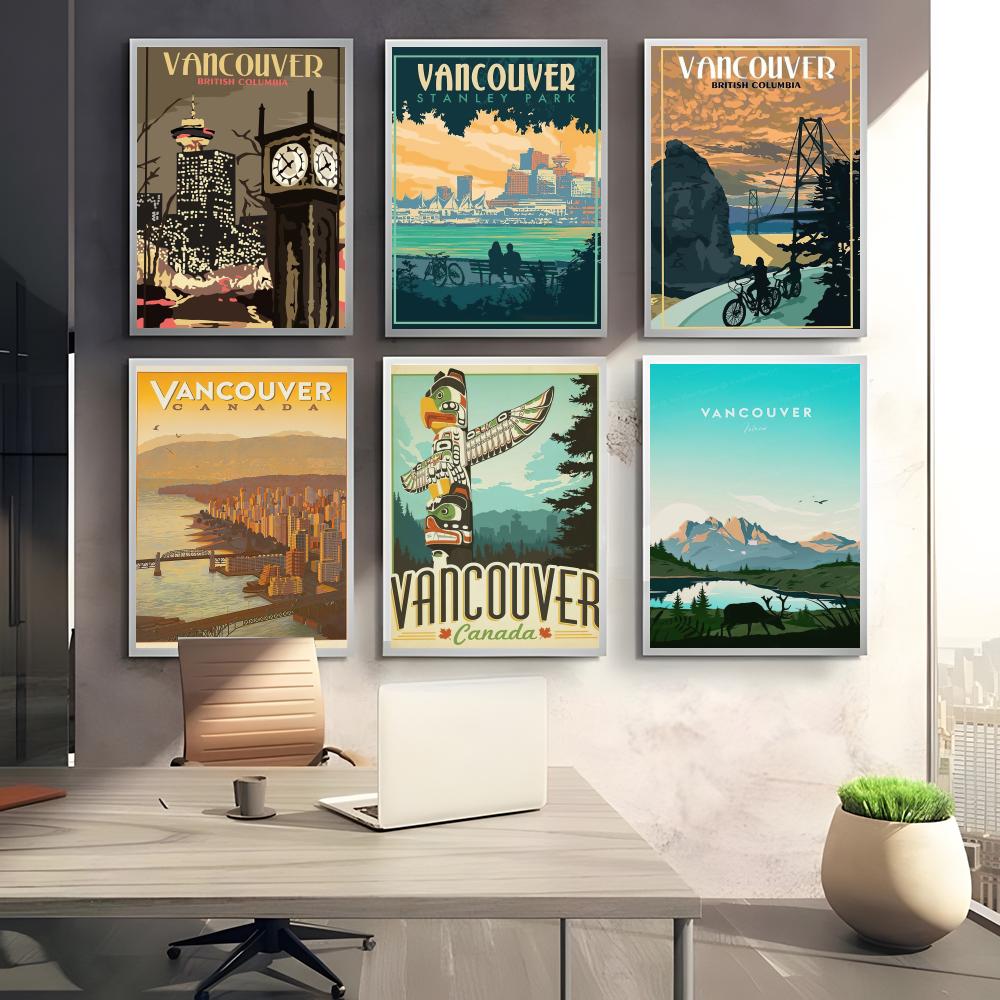 Póster de Vancouver con paisaj - Home Decor Vancouver reseña y precio