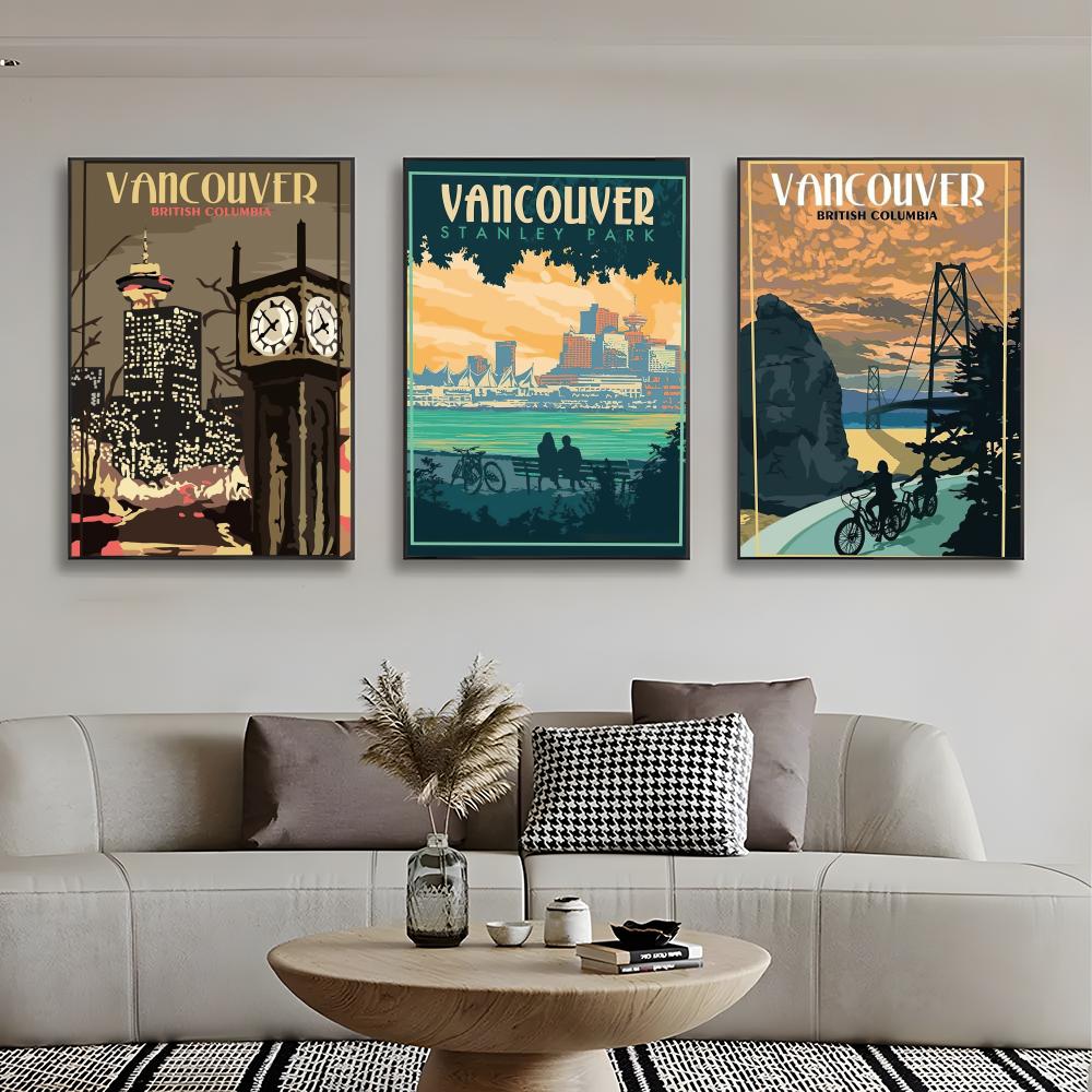 Póster de Vancouver con paisaj - Home Decor Vancouver reseña y precio
