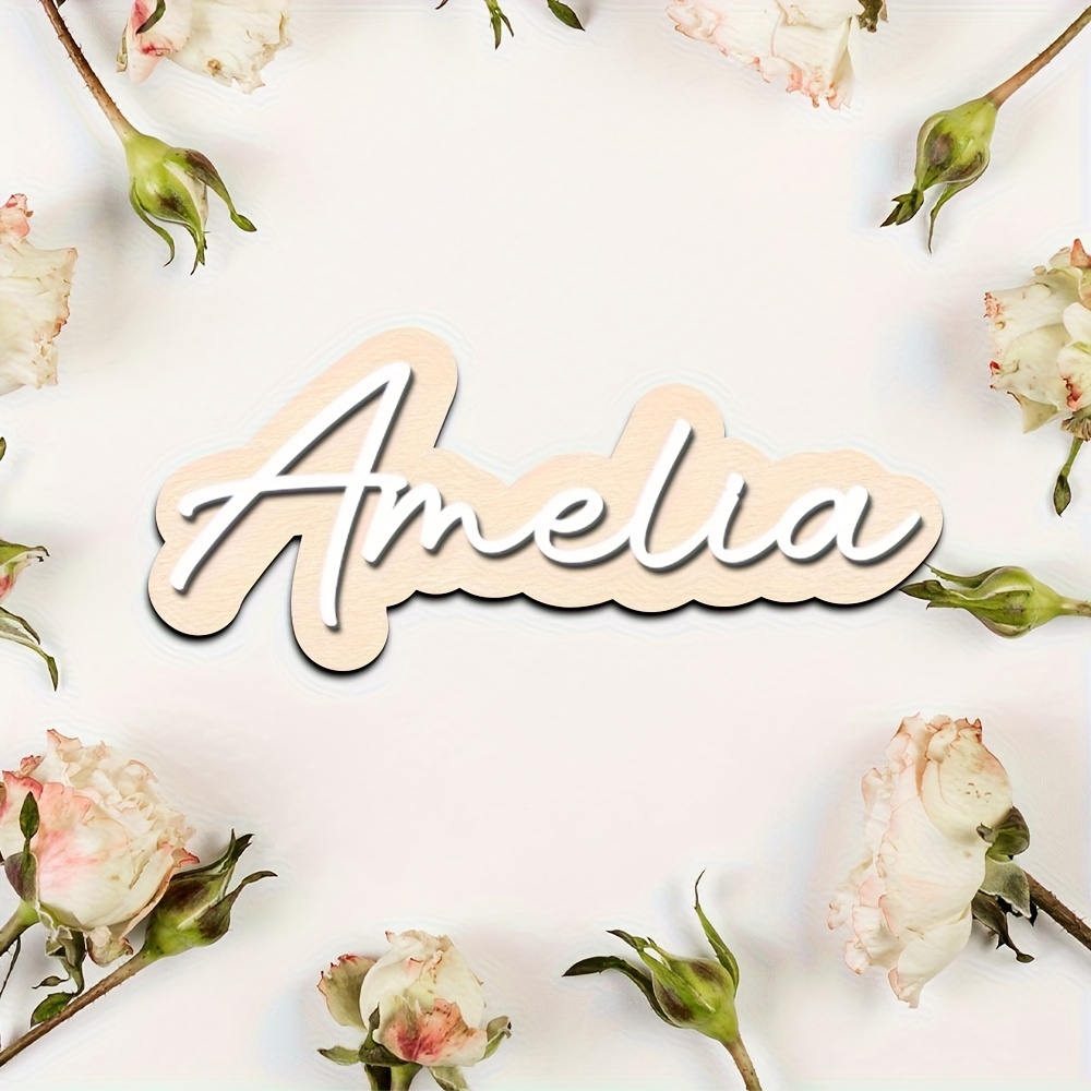 Placa de Madera Personalizable - Wooden Letter Sign reseña y precio