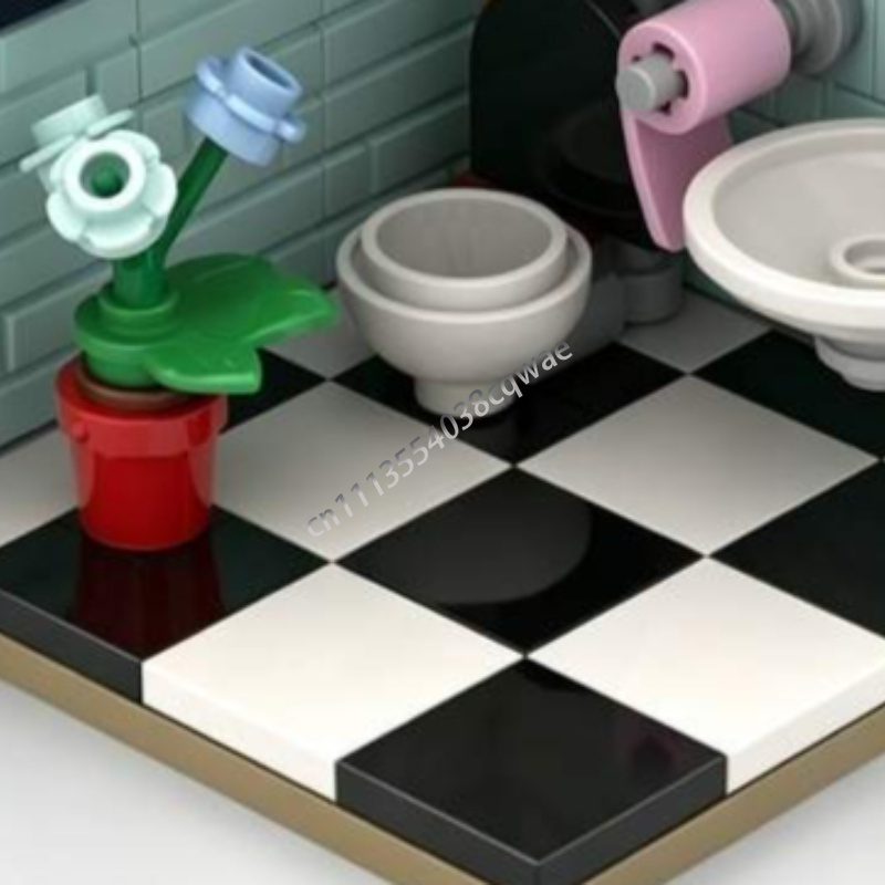145 Piezas, Maqueta de Baño, M - Home Decor Habitat reseña y precio