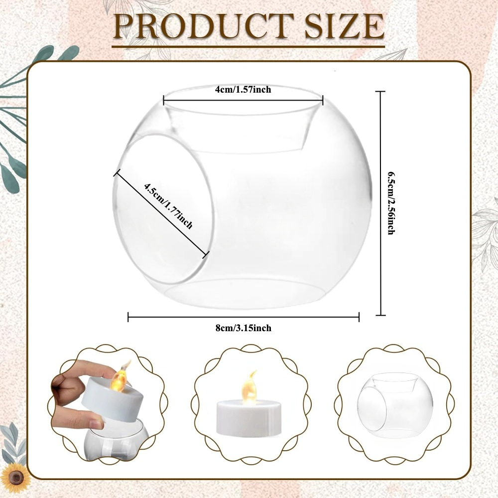Portavelas redondos de cristal - Home Decor Nz reseña y precio