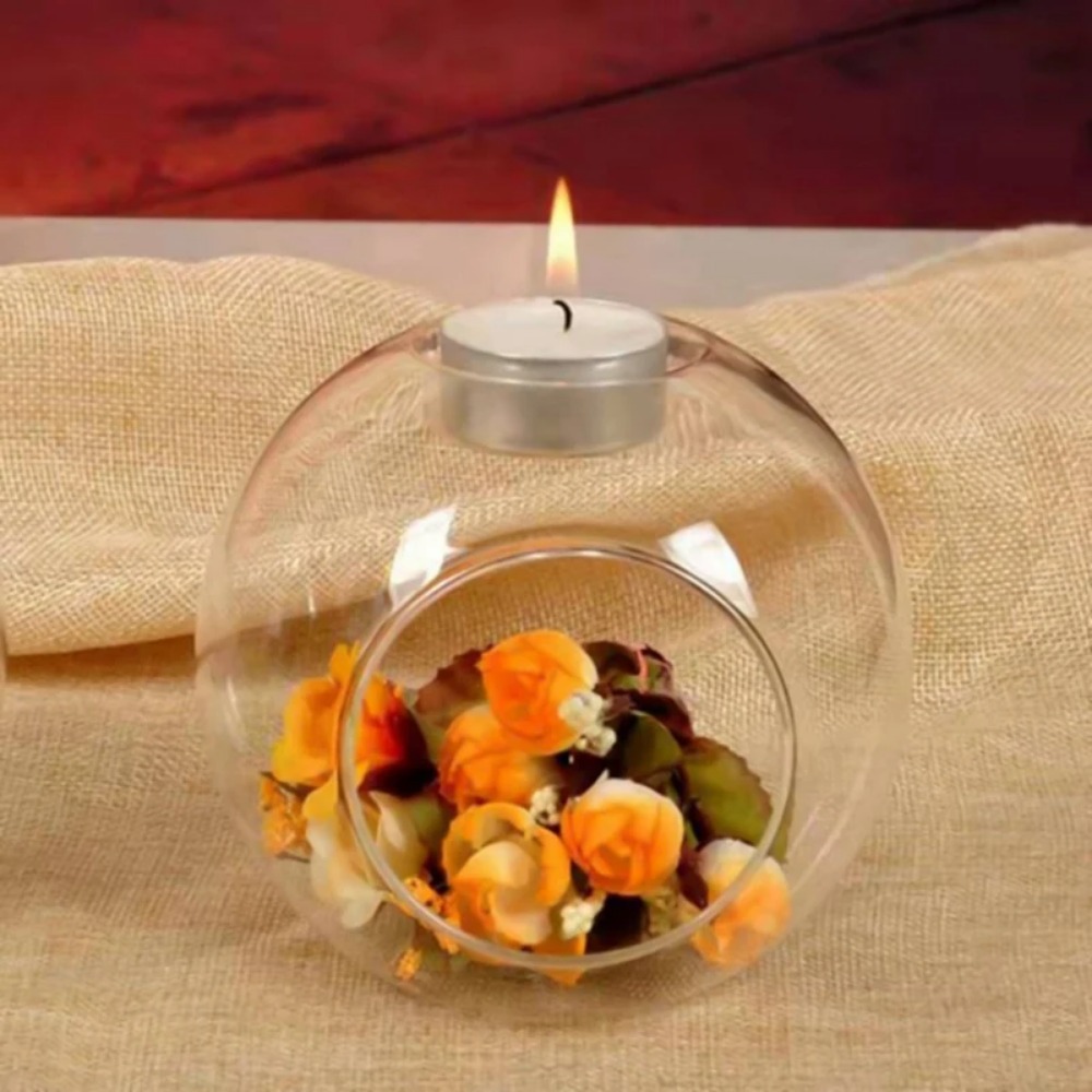 Portavelas redondos de cristal - Home Decor Nz reseña y precio