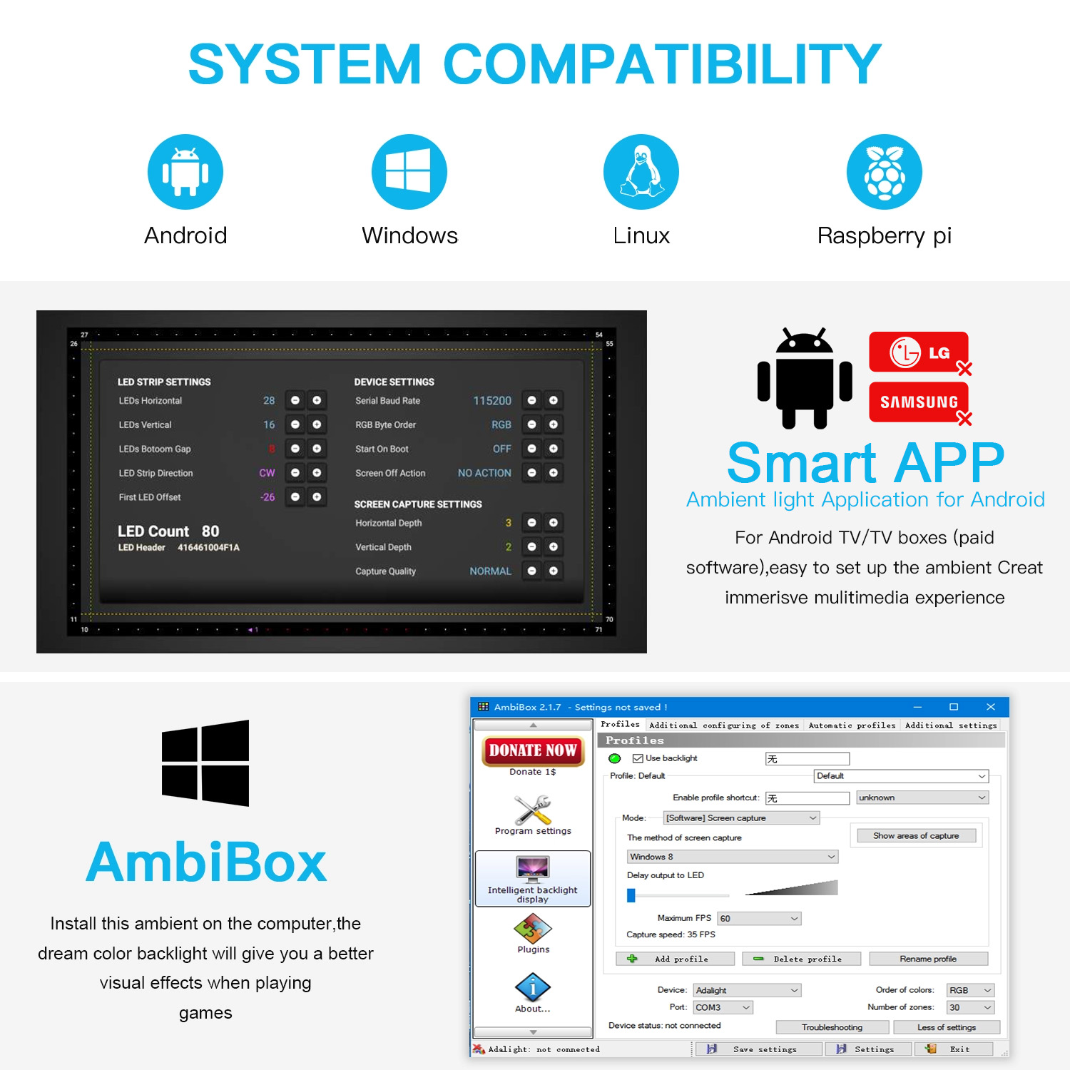 DIY ambiental TV PC pantalla d - Philips Bulb Hue reseña y precio