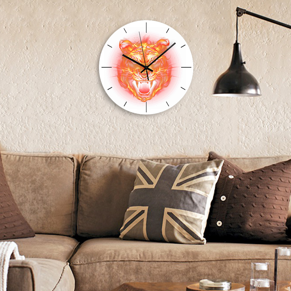 Reloj de pared Angry Tiger par - Home Decor On Amazon reseña y precio