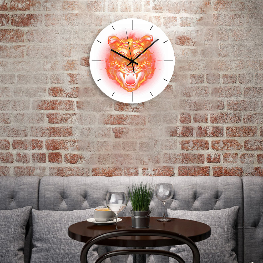 Reloj de pared Angry Tiger par - Home Decor On Amazon reseña y precio