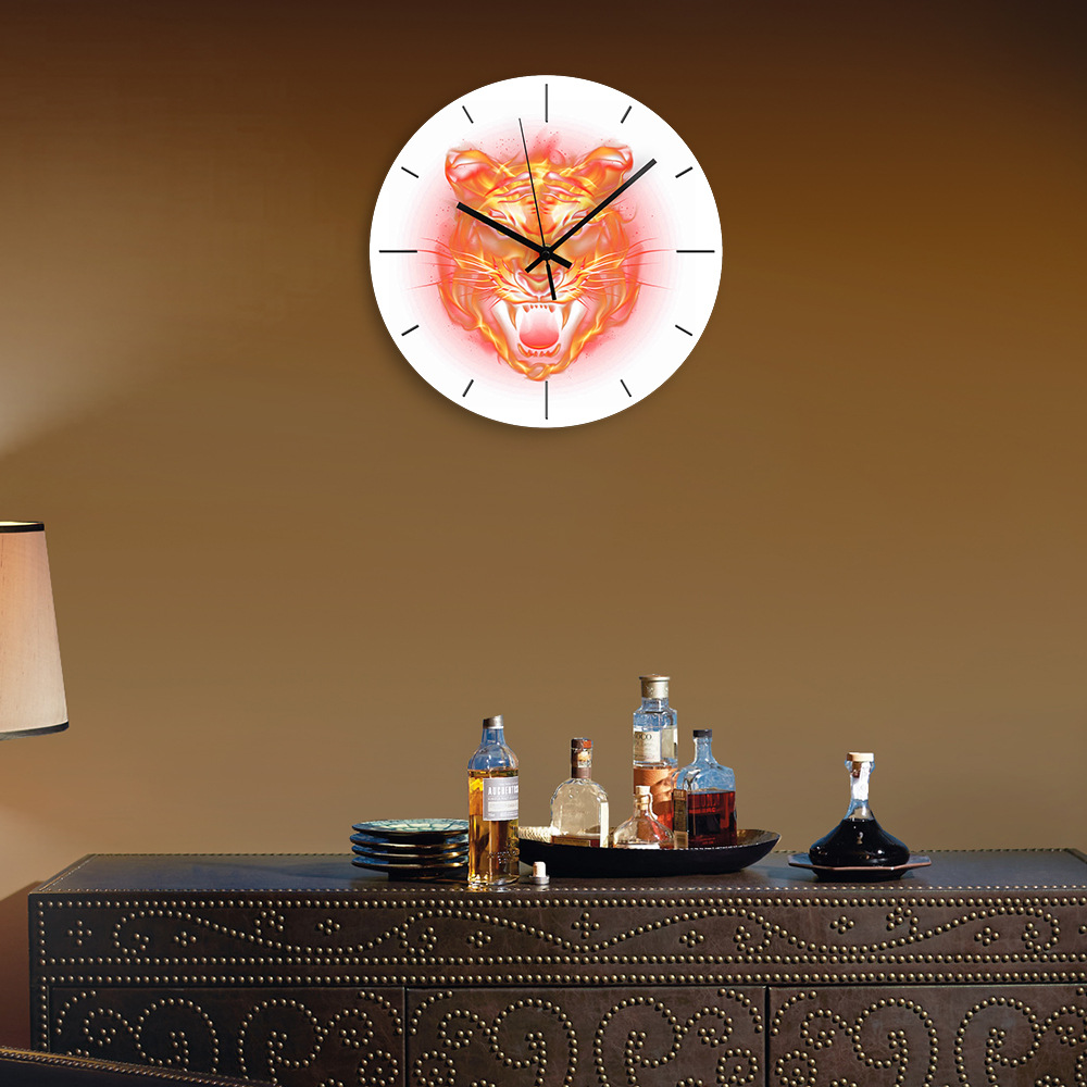 Reloj de pared Angry Tiger par - Home Decor On Amazon reseña y precio