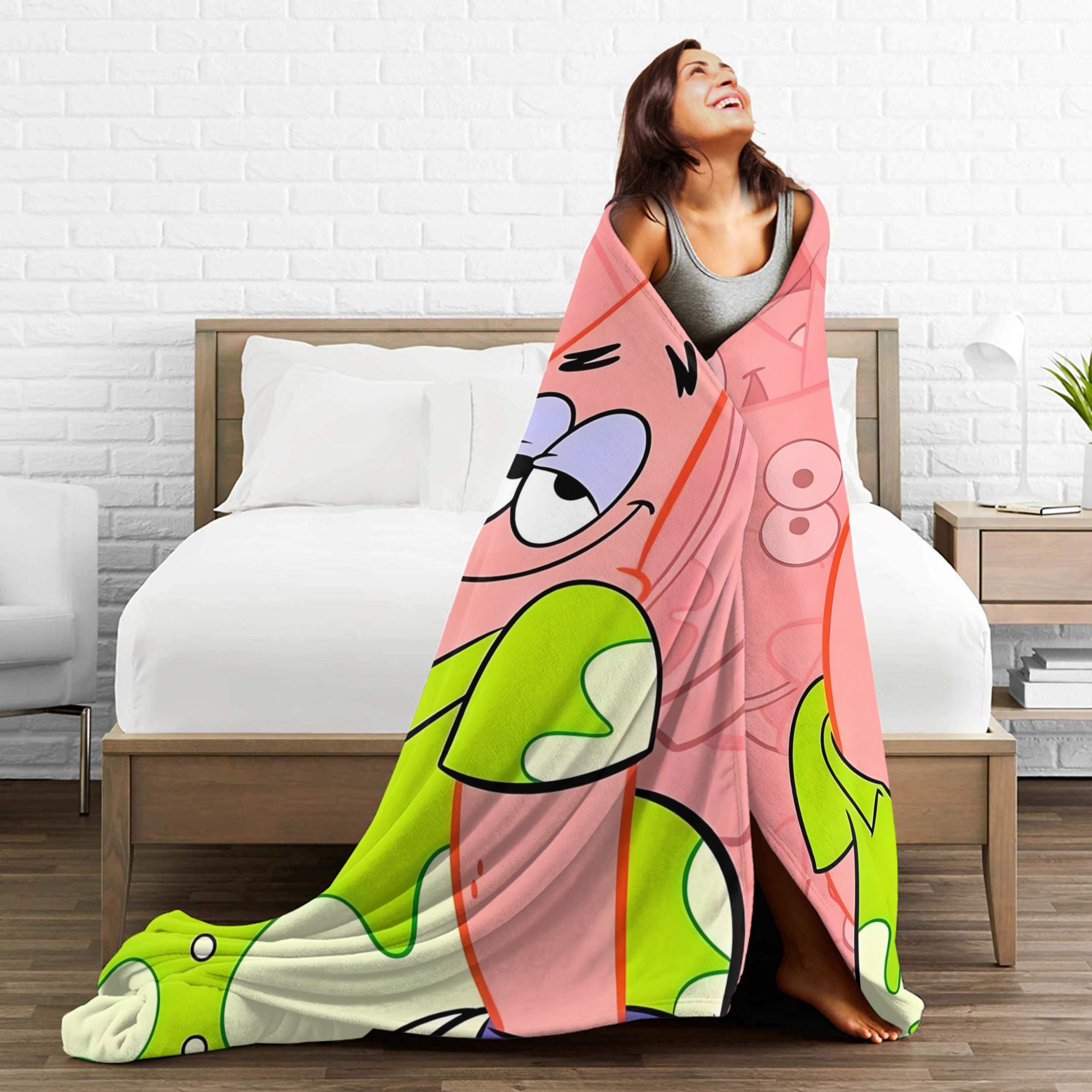 Manta de Arte de Bob Esponja y - Home Decor Solo reseña y precio