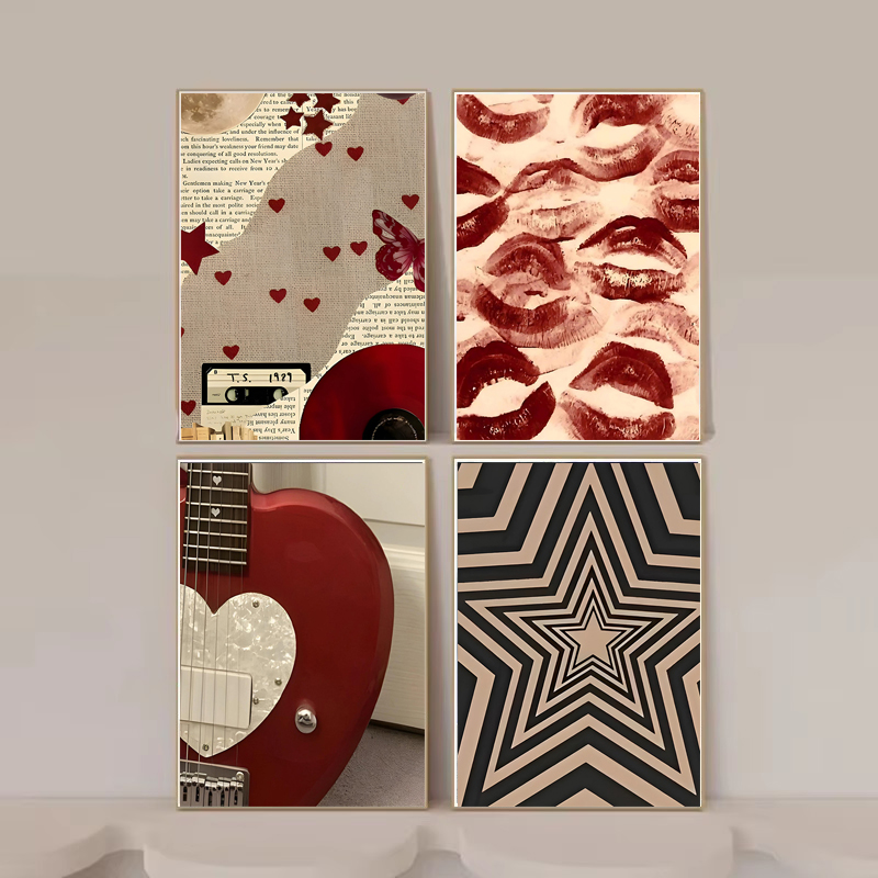 Pósteres Y2K estilo Rock, pint - Home Decor Aesthetic Pinterest reseña y precio