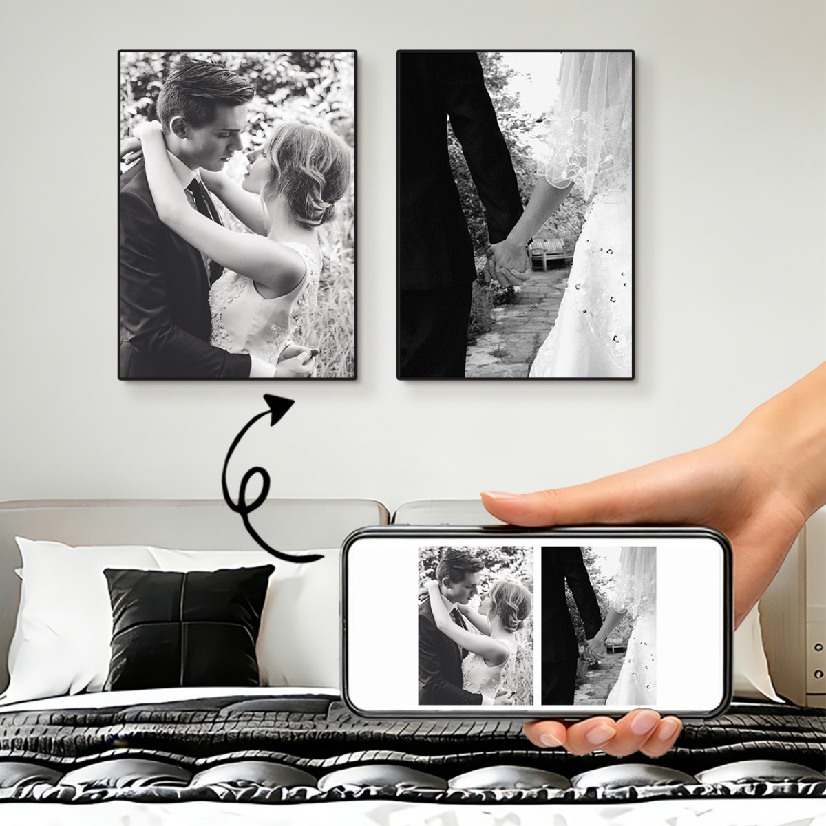 Juego de 2 Lienzos Personaliza - Home Decor Aesthetic Pinterest reseña y precio
