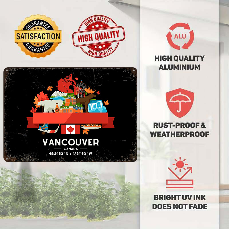 Mapa de la ciudad de Vancouver - Home Decor Vancouver reseña y precio