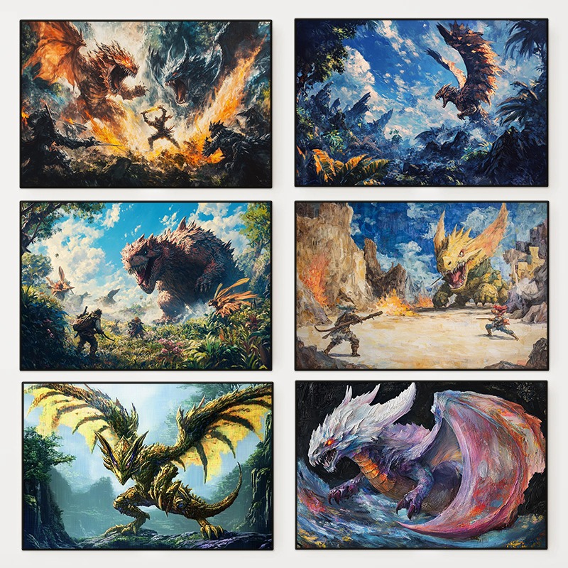 Póster de Monster Hunter Ai Wo - Home Decor Ai reseña y precio