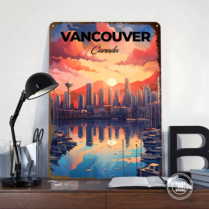 Póster de Viaje de Vancouver,  - Home Decor Vancouver reseña y precio