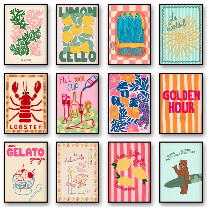 Póster de muy buen gusto Tropi - Home Decor Aesthetic Pinterest reseña y precio