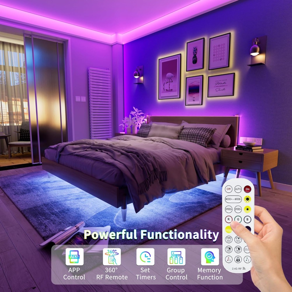 Tira de Luz LED RGB COB USB de - Led Strip Lights reseña y precio