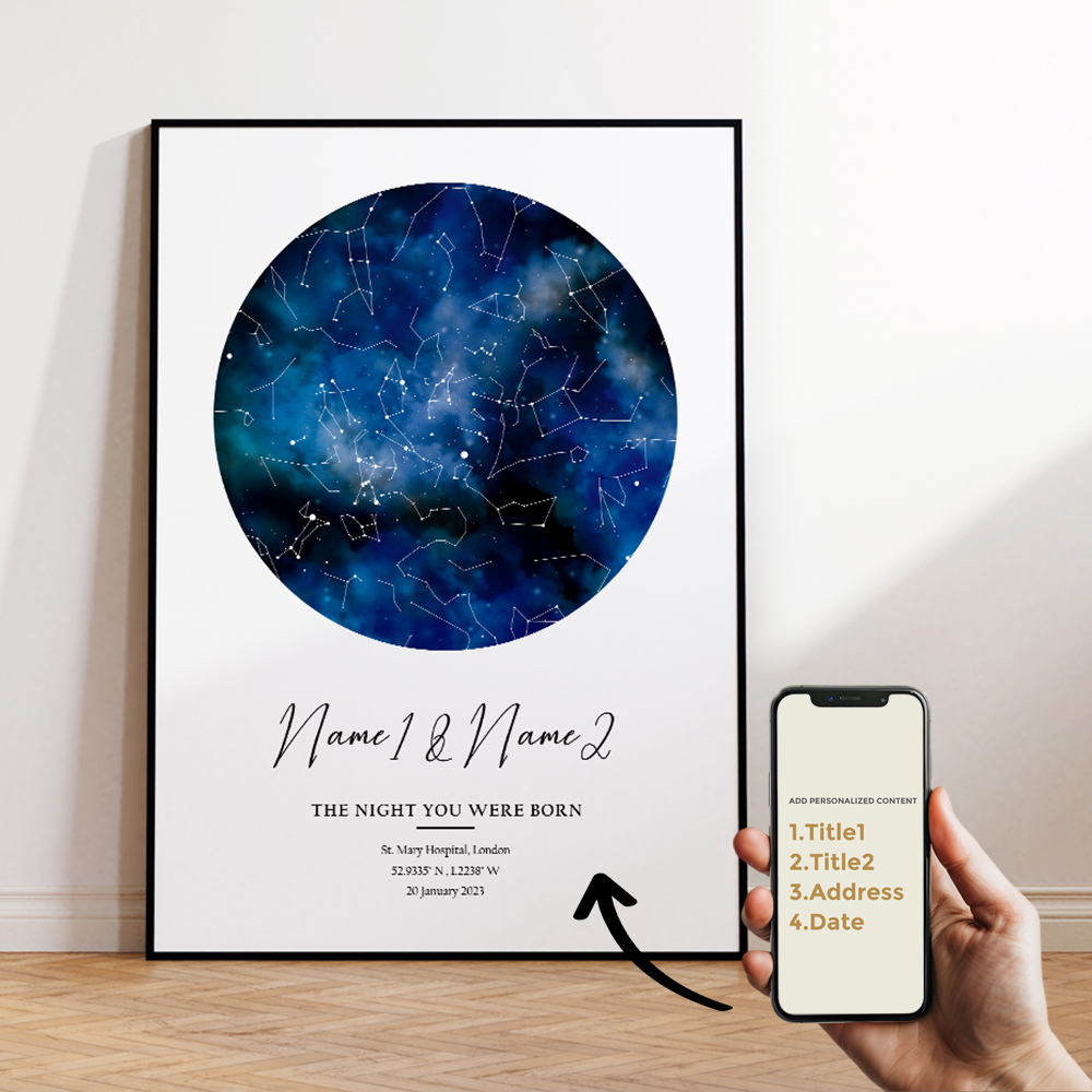 Mapa de estrella de cielo noct - Home Decor Nz reseña y precio