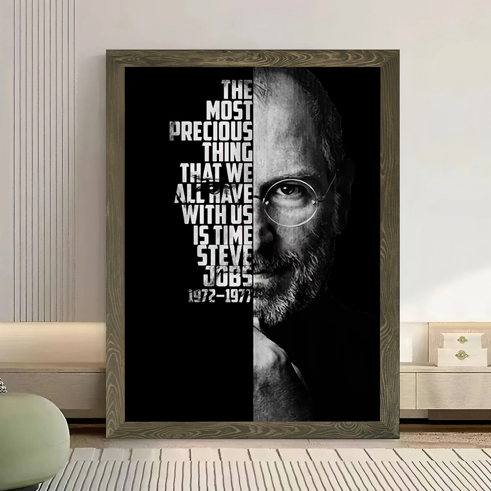 Póster en lienzo de Steve Jobs - Home Decor Jobs reseña y precio