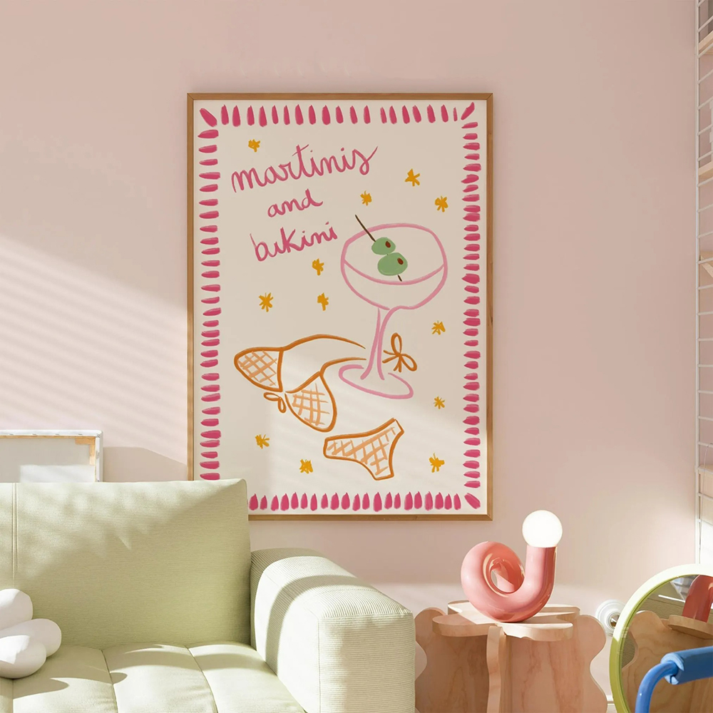 Conjunto de carteles de concha - Home Decor Aesthetic Pinterest reseña y precio