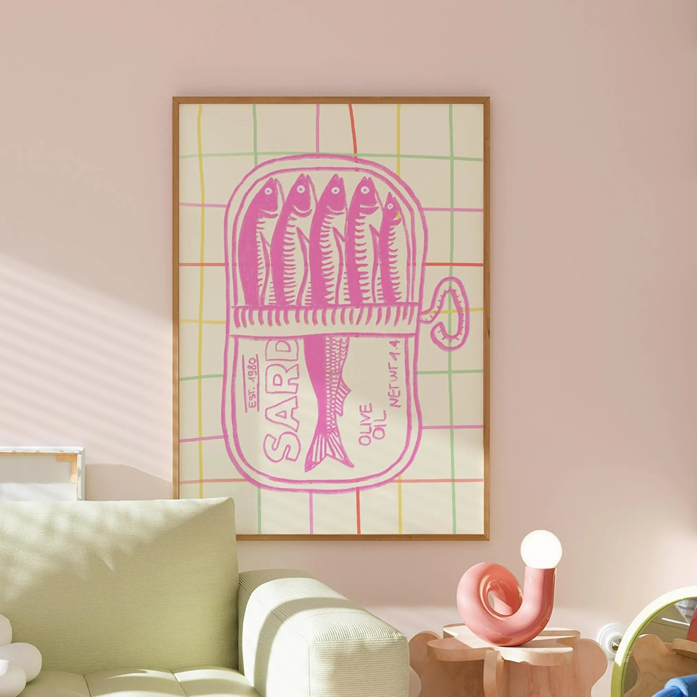 Conjunto de carteles de concha - Home Decor Aesthetic Pinterest reseña y precio