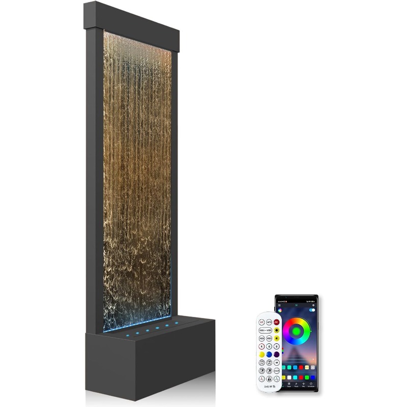 Fuente de cascada para interio - Home Decor Free App reseña y precio