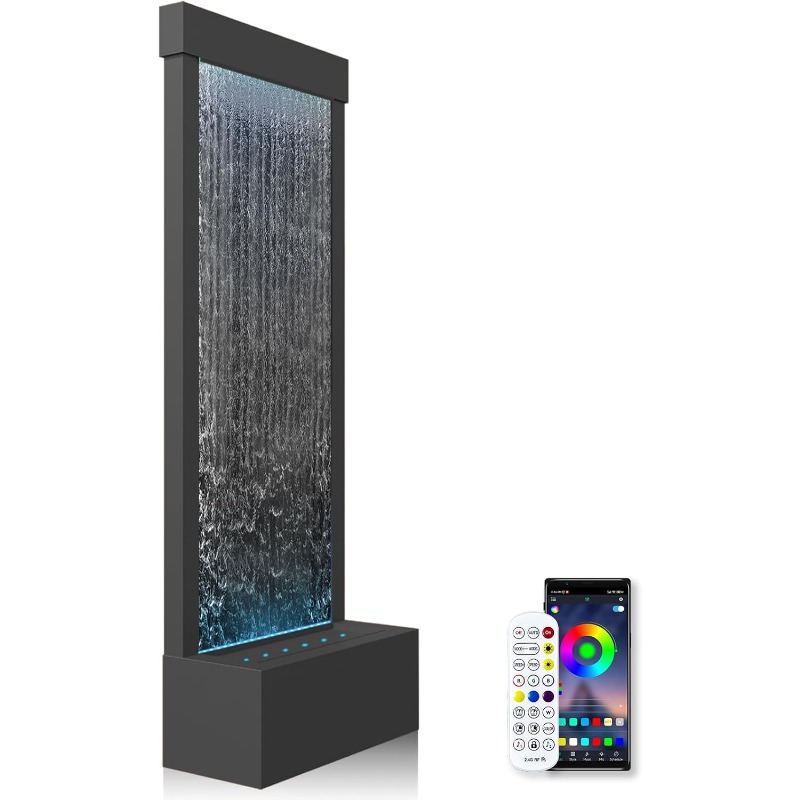 Fuente de cascada para interio - Home Decor Free App reseña y precio