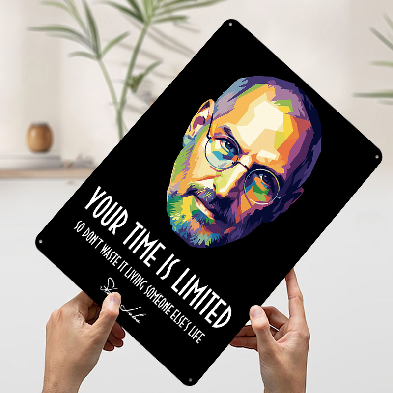 Retrato Pop Art de Steve Jobs, - Home Decor Jobs reseña y precio
