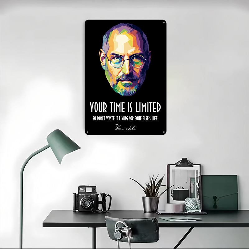 Retrato Pop Art de Steve Jobs, - Home Decor Jobs reseña y precio