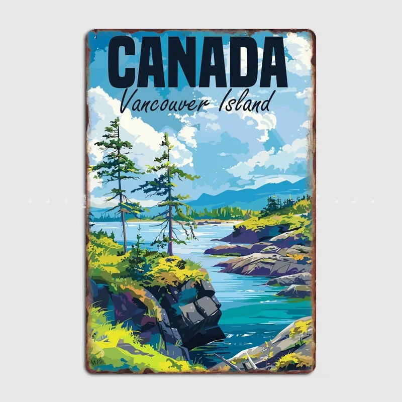 Póster de punto escénico de vi - Home Decor Vancouver reseña y precio
