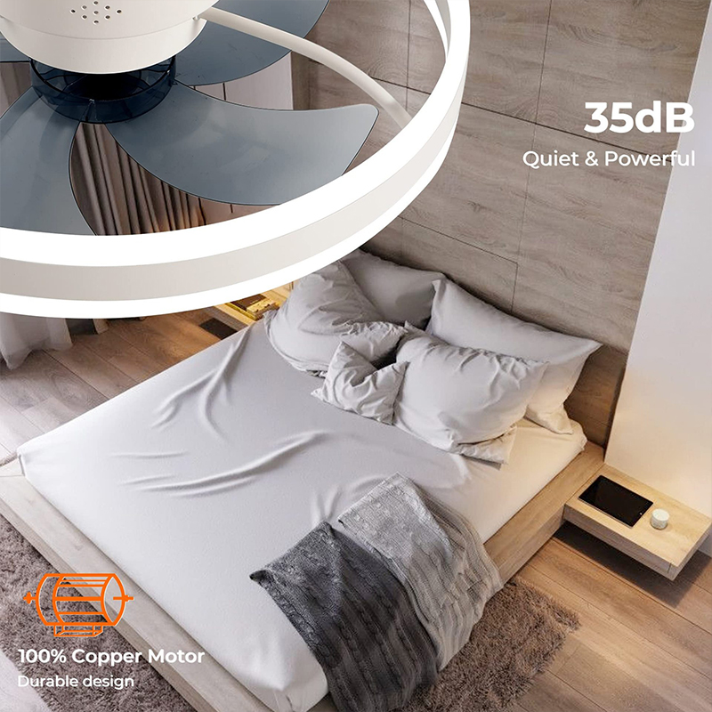 Ventilador de techo LED con co - Home Decor Free App reseña y precio
