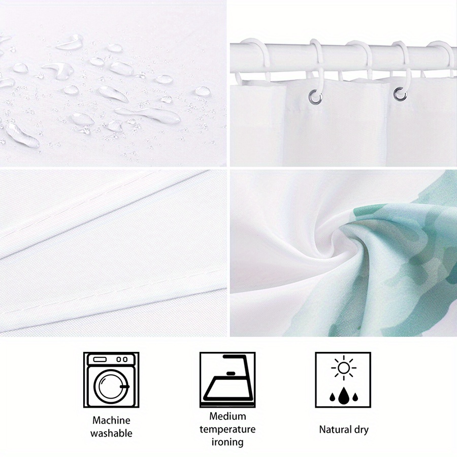 Linda cortina de ducha con dis - Home Decor Market reseña y precio